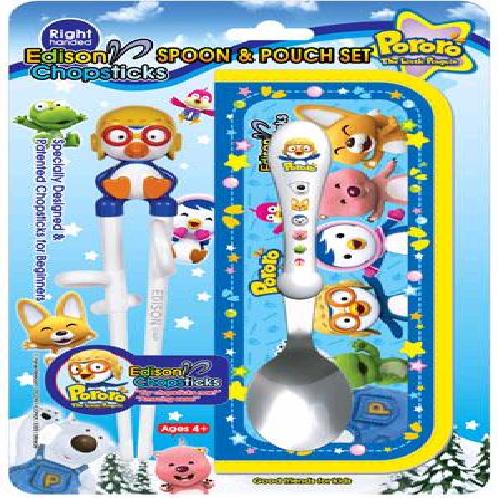 Edison Chopsticks PORORO SPOON + POUCH SET